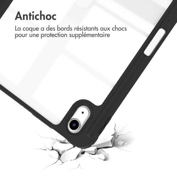 imoshion Coque tablette rigide Trifold Apple iPad 11 (2025) 11 pouces A16 / iPad 10 (2022) 10.9 pouces - Noir