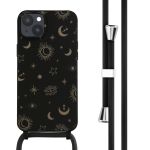 imoshion Coque design en silicone avec cordon iPhone 14 Plus - Sky Black