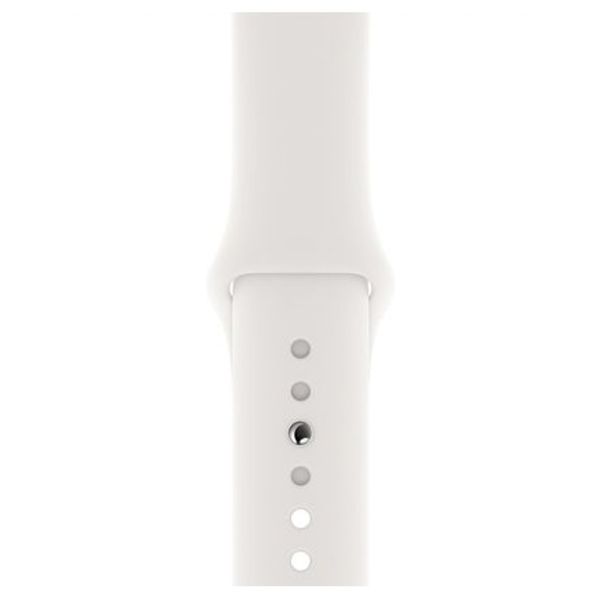 Apple Sport Band Apple Watch Series 1 á 9 / SE (38/40/41 mm) | Series 10 (42 mm) - Taille S/M - White