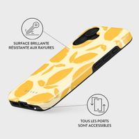 Burga Coque arrière Tough Apple iPhone 16 - Lemon Tart