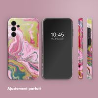 Selencia Coque arrière Vivid Samsung Galaxy A15 (5G) - Marble Pink