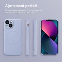 imoshion Coque Couleur avec MagSafe Apple iPhone 13 Mini - Lila