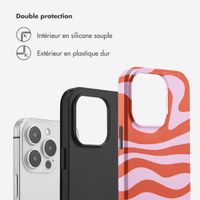 Selencia Coque arrière Vivid Apple iPhone 14 Pro - Dream Swirl Pink