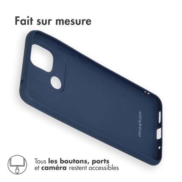 imoshion Coque Couleur Xiaomi Redmi 10C - Bleu foncé