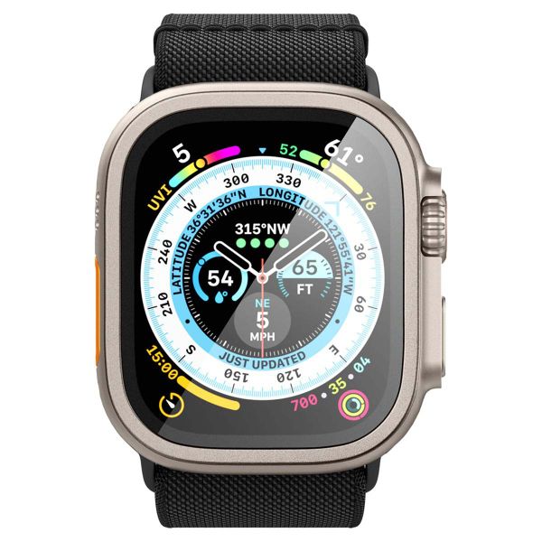 Spigen Protection d'écran Glas.tR Slim Pro Apple Watch Ultra 1 / 2 - 49 mm - Titanium