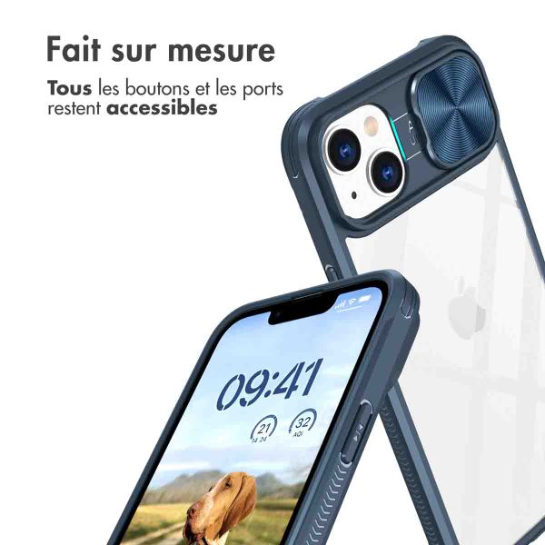 imoshion Coque arrière Camslider iPhone 13 - Bleu foncé