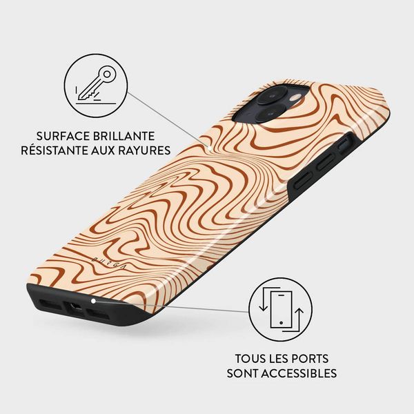 Burga Coque arrière Tough iPhone 14 - Déjà Vu