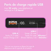 imoshion Ultra Series Batterie externe 10.000 mAh - Rose Vif