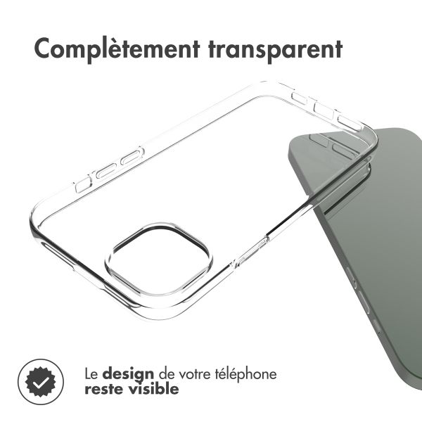 Accezz Coque Clear Apple iPhone 14 Plus - Transparent