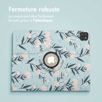 imoshion Coque tablette Design rotatif à 360° iPad Air 13 inch (2024) M2 - Flowers