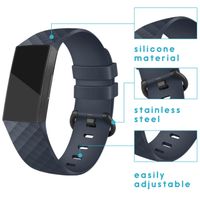 imoshion Bracelet silicone le Fitbit Charge 3 / 4 - Bleu foncé