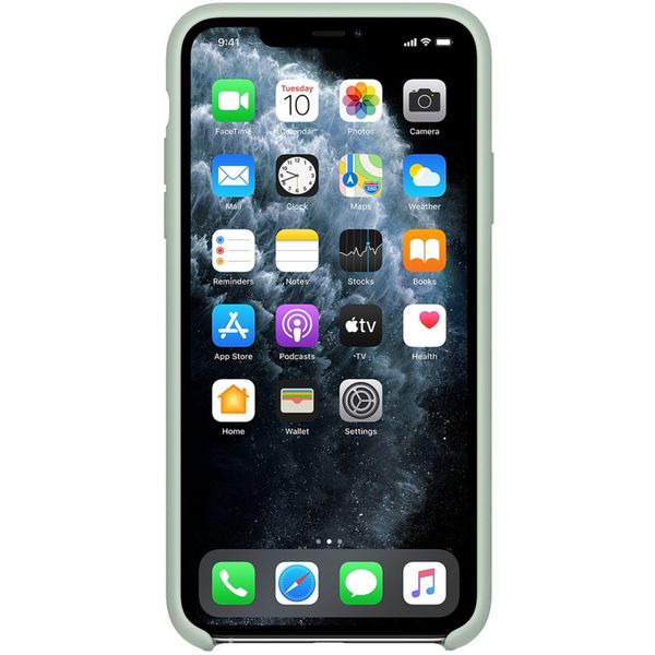 Apple Coque en silicone iPhone 11 Pro Max - Beryl