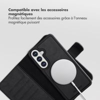 Selencia Étui portefeuille amovible Olyn avec MagSafe Samsung Galaxy S26 Plus - Noir