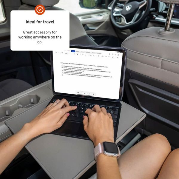 Fixed Typee Coque clavier QWERTY iPad Pro 11 (2025) M5 / (2024) M4 - Noir