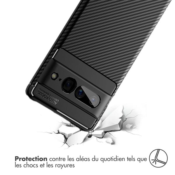 imoshion Coque silicone Carbon Google Pixel 7 Pro - Noir