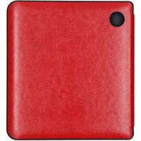 Etui portefeuille unie Kobo Libra H2O - Rouge