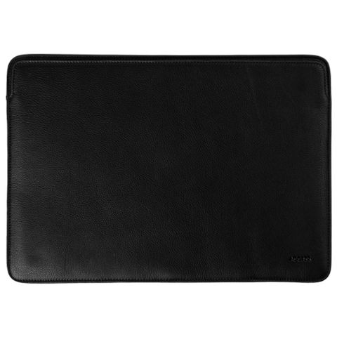 Accezz Leather Pochette ordinateur Apple MacBook 13 pouces - Noir
