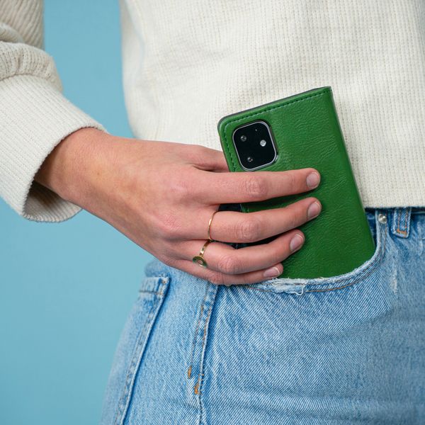 imoshion Étui de télephone portefeuille de luxe Apple iPhone 12 Mini - Vert