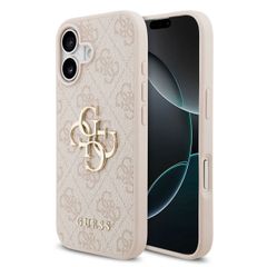 Guess Coque 4G Metal Logo Backcover Apple iPhone 17 - Rose