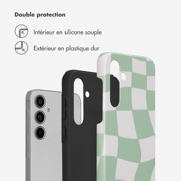 Selencia Coque arrière Vivid Samsung Galaxy A55 - Groovy Sage Green