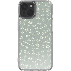 imoshion Coque Design Apple iPhone 15 - Smoke Green Flowers