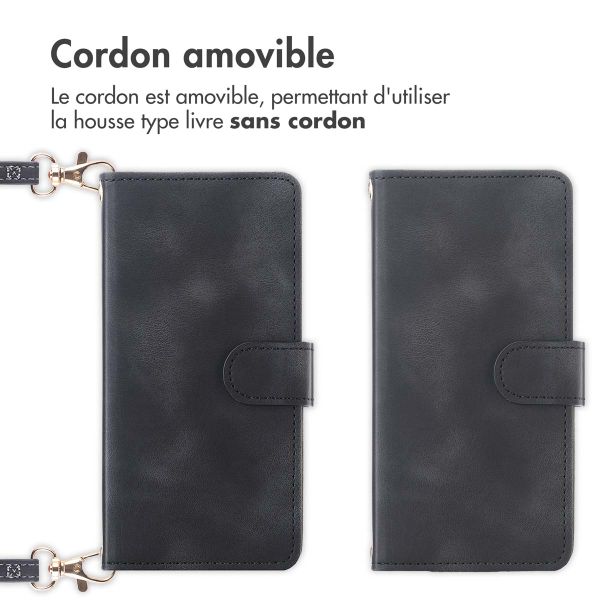 imoshion Etui de téléphone portefeuille avec cordon Samsung Galaxy A16 5G - Noir