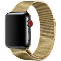 WiWu Bracelet milanais Apple Watch Series 1 t/m 11 / SE / Ultra (44/45/46/49 mm) - Doré