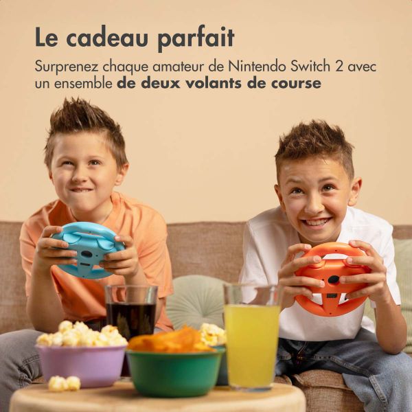 imoshion Volants Joy-Con Nintendo Switch 2 – Set de 2 – Bleu / Rouge