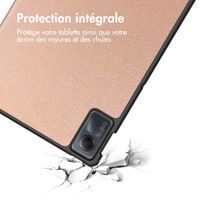 imoshion Coque tablette Trifold Xiaomi Redmi Pad SE - Rose Dorée