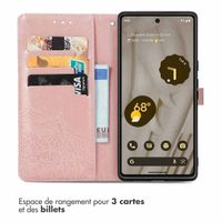 imoshion Etui de télephone Mandala Google Pixel 7a - Rose Doré
