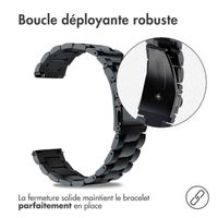 imoshion Bracelet en acier  - Connexion universelle 26 mm - Noir