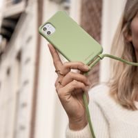 imoshion Coque de couleur avec cordon amovible Apple iPhone 12 (Pro) - Vert