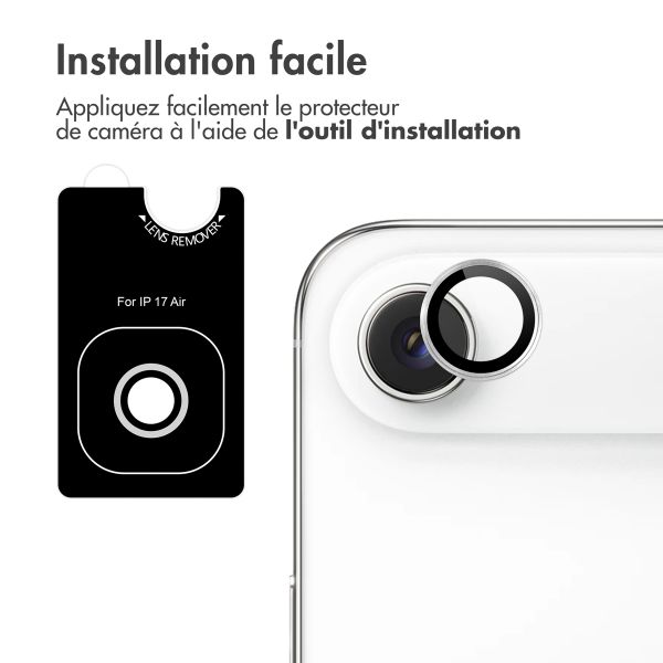 imoshion Protection d'objectif d'appareil photo (pack de 2) Apple iPhone Air - Argent