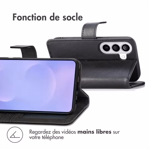 imoshion Étui de télephone portefeuille Samsung Galaxy S26 Plus - Noir