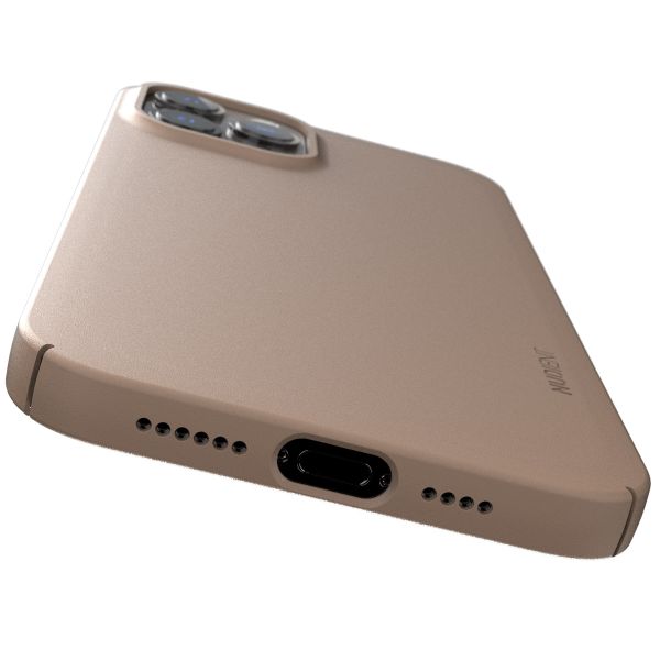 Nudient Coque Thin iPhone 12 Pro Max - Clay Beige