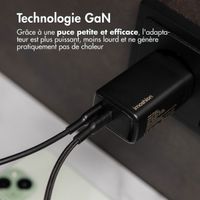 imoshion Adaptateur secteur 35 watts | Avec 2 ports USB-C - Noir