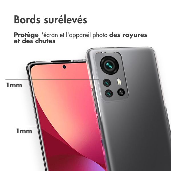 Accezz Coque Clear Xiaomi 12 Pro - Transparent