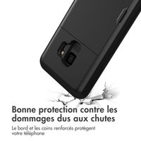 imoshion Coque arrière avec porte-cartes Samsung Galaxy S9 - Noir