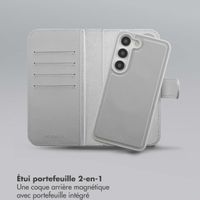 Selencia Étui portefeuille amovible Olyn avec MagSafe Samsung Galaxy S23 - Gris