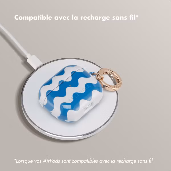 Selencia Coque Vivid Apple AirPods 3 - Wave Vibes Classic Blue