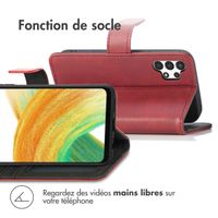 imoshion Étui de téléphone portefeuille Luxe Samsung Galaxy A13 (4G) - Rouge