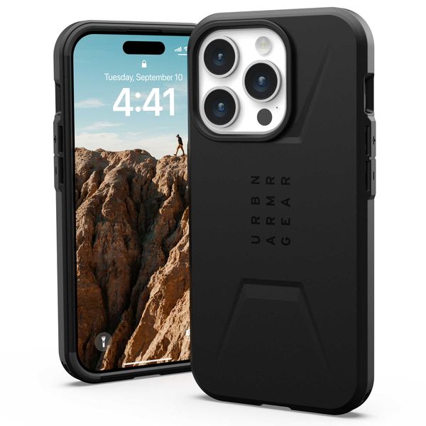 UAG Coque Civilian MagSafe iPhone 15 Pro - Noir