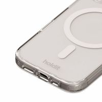 Holdit Coque MagSafe iPhone 16 - Blanc / Transparent