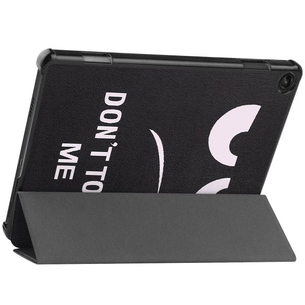 imoshion Coque tablette Trifold Lenovo Tab M10 (3rd gen) - Don't touch