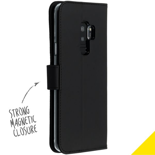 Accezz Étui de télephone Wallet Samsung Galaxy S9 Plus - Noir