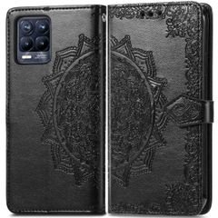 imoshion Etui de téléphone portefeuille Mandala Realme 8 (Pro) - Noir