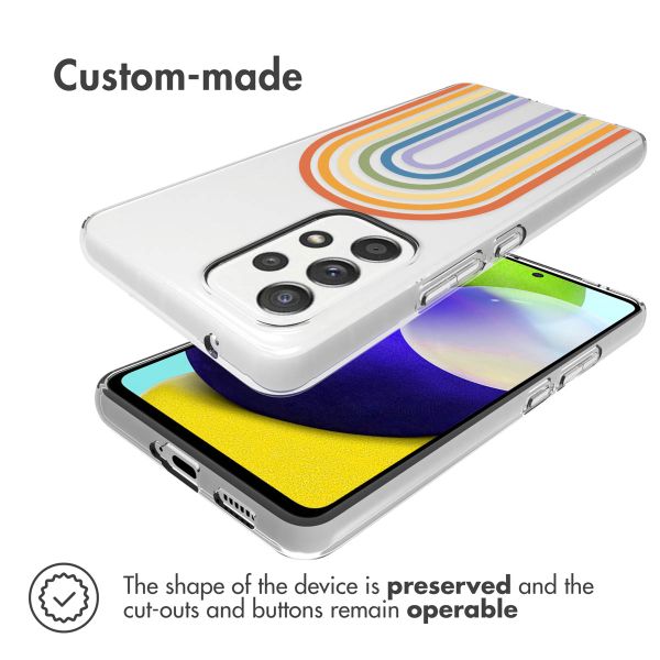 imoshion Coque Design Samsung Galaxy A53 - Rainbow