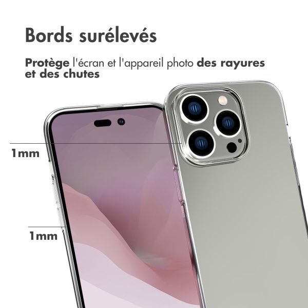 Accezz Coque Clear Apple iPhone 14 Pro - Transparent