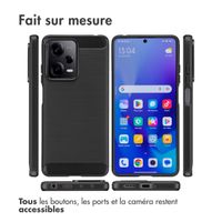 imoshion Coque Brushed Xiaomi Redmi Note 12 Pro / Xiaomi Poco X5 Pro (5G) - Noir