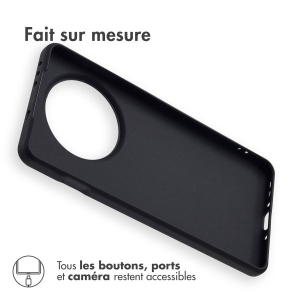 Accezz Coque Couleur OnePlus 13 - Noir